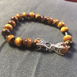 David Yurman Tiger's Eye Spiritual Beads Bracelet